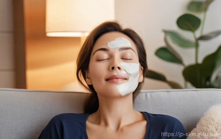 드럭스토어에서 구할 수 있는 스킨케어 추천 - **Prompt:** A smiling, radiant woman in her mid-30s with a fresh, glowing complexion, gently patting...