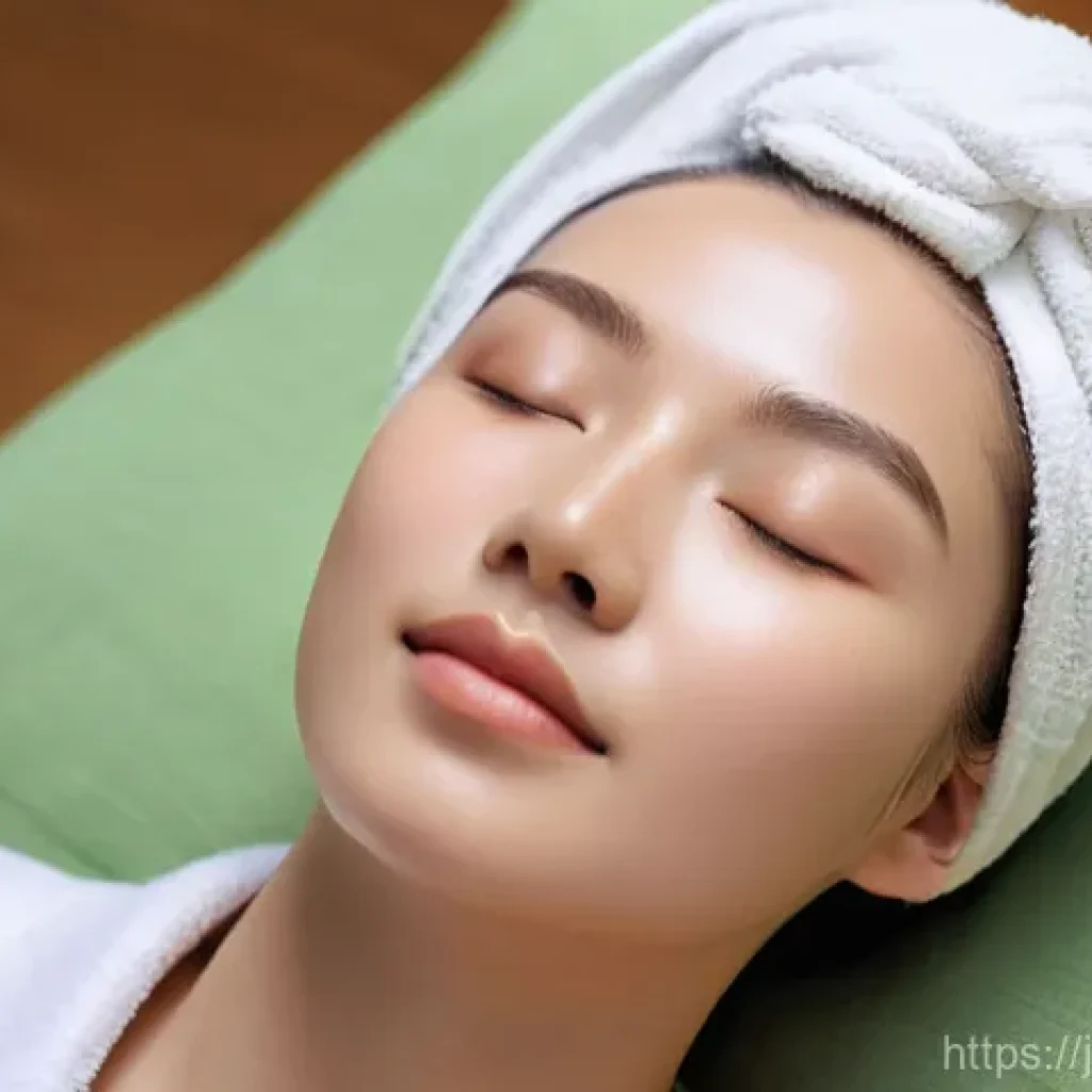 올리브영 베스트셀러 마스크팩 리뷰 - **Prompt 1: Post-Mask Radiance**
    A close-up, medium shot of a young woman in her early twenties,...