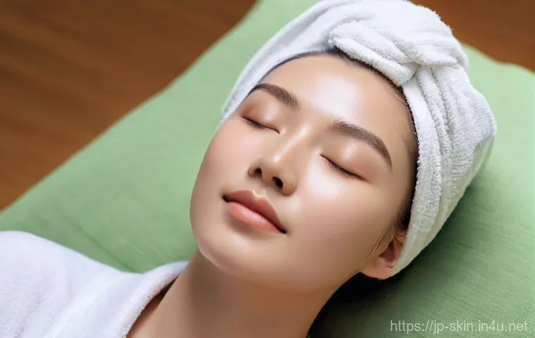 올리브영 베스트셀러 마스크팩 리뷰 - **Prompt 1: Post-Mask Radiance**
    A close-up, medium shot of a young woman in her early twenties,...