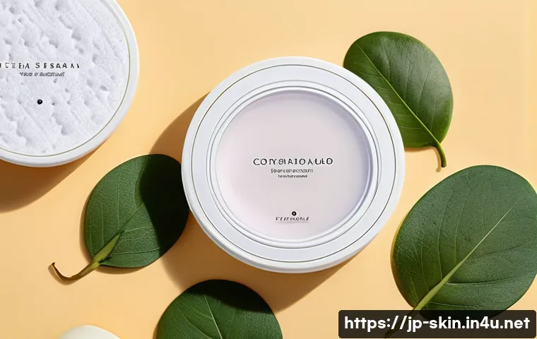 트러블 케어 패드 추천 - A serene skincare setting showcasing a gentle cotton facial pad held delicately by a pair of hands w...